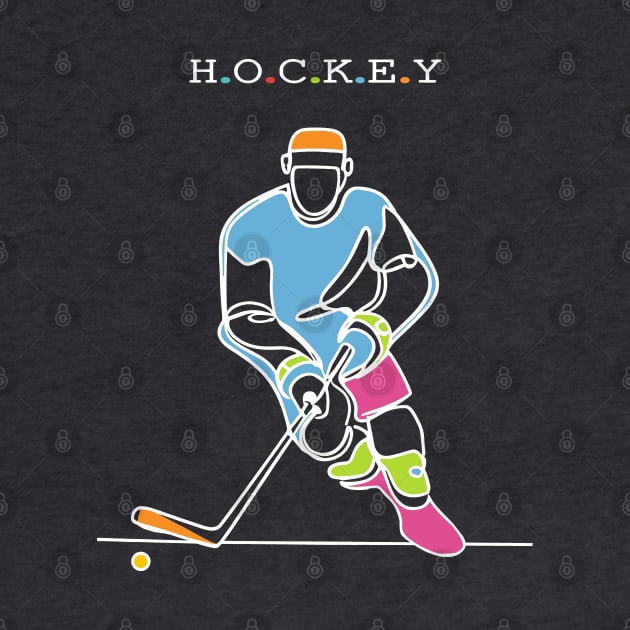 Hockey Sport by Fashioned by You, Created by Me A.zed